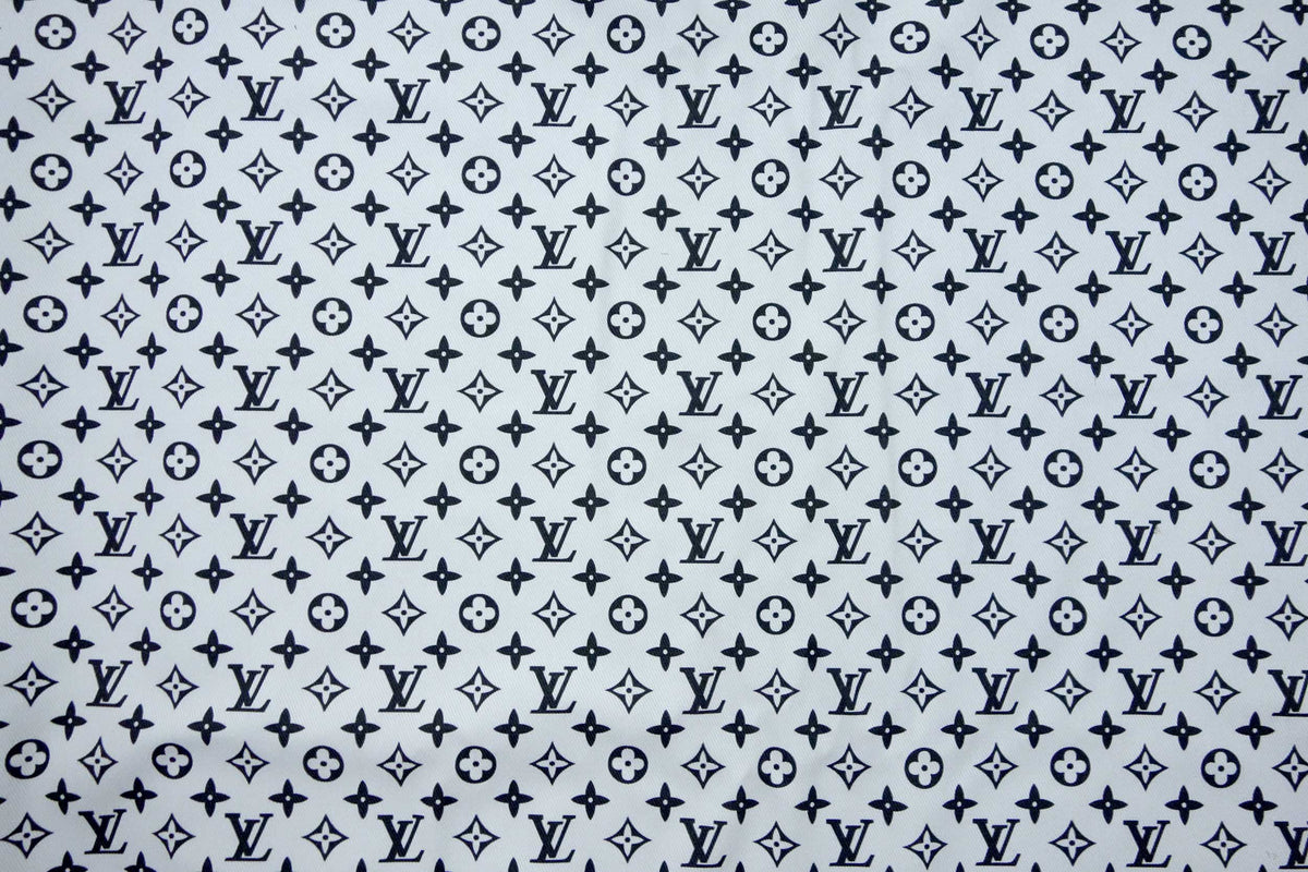 Designer Monogram Louis Pattern Cotton. Big Print. 4 Colors. 62” Wide By  Yard