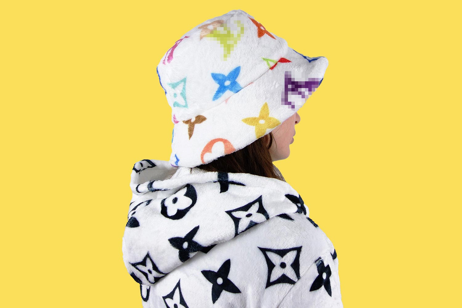 AUTHENTIC Louis Vuitton Bucket Hat Multi-Color Size Small Monogram (Rare) LV x TM Reversible Superflat Bucket Hat S00 - Accessories  main image 3