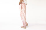 Cozy Pants with baby pink CD Monograms print