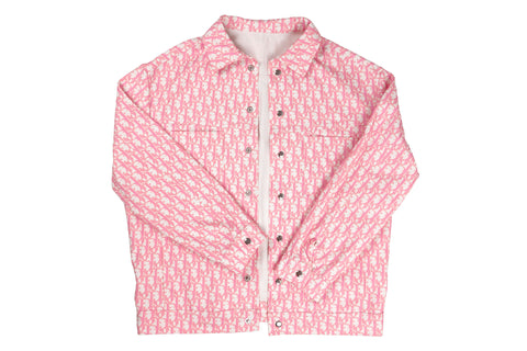 Custom pink Dior monogram jacket