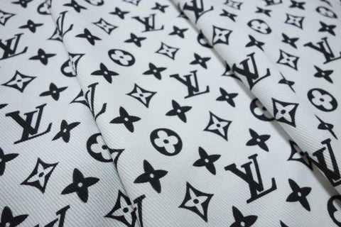 Cozy zipper jacket with Louis Vuitton inspired LV Monograms – logofabrics