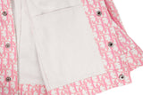 Custom pink Dior monogram jacket