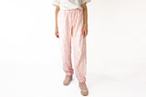 Cozy Pants with baby pink CD Monograms print