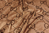Cozy brown gucci fabric
