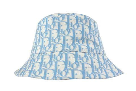 Blue dior bucket hat