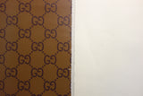 Beige leather with Brown GG monogram print