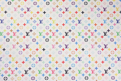 Multicolor LV Monogram print on Spandex Fabric