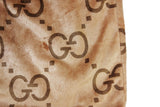 Gucci monogram brown cozy shorts
